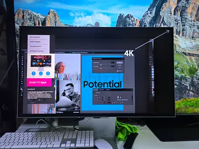 Samsung View Finity Smart Monitor S9 27 inch LS27C902PAMXUE 5K 5120 x 2880 Refresh Rate 60Hz Respons