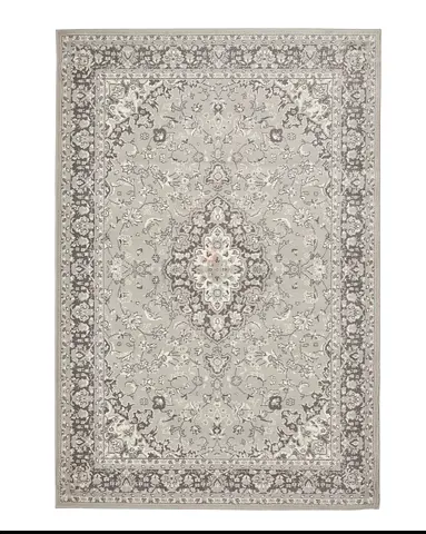 Light Grey Traditional Pattern Area Rug — Excellent Condition 200 x 300 cm