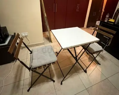 Balcony table with 2 chairs