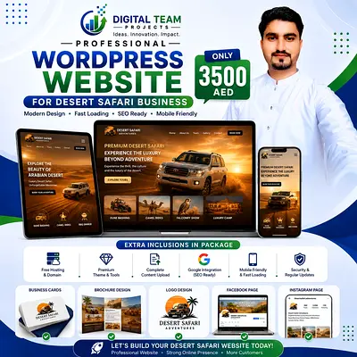 Get Wordpress website for your Desert. Safari Business