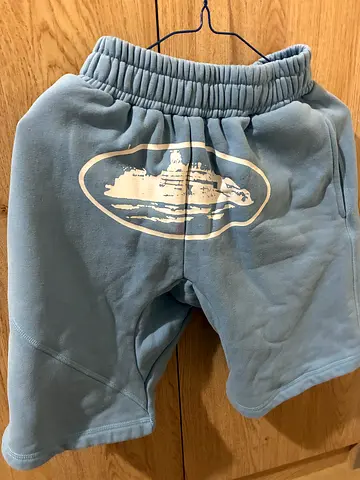 Essentials and Corteiz shorts