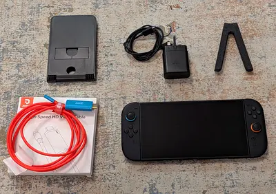 Nintendo switch 2 , with tv adapter