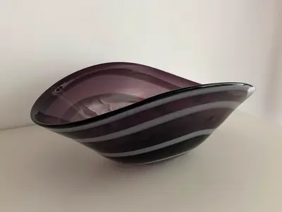 Purple Glass Bowl