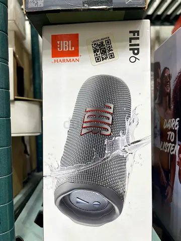 JBL Flip 6 Portable Bluetooth Speaker - Gray (Like New)