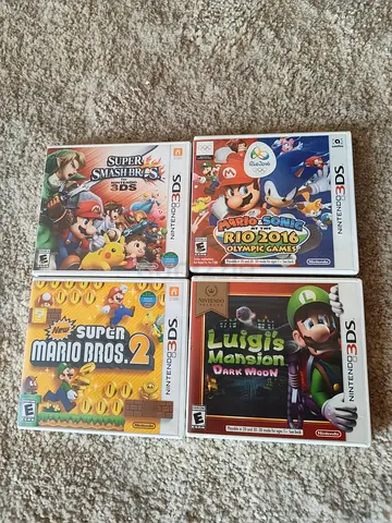 Bundle of 4 Nintendo 3Ds games ,all working perfectly. Each for 120