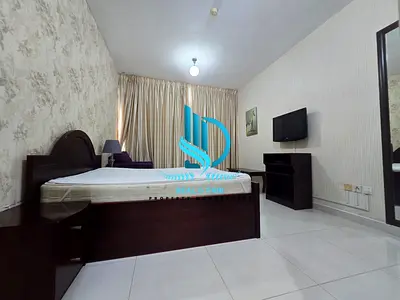 Fully Furnished Studio with 1 Bathroom Water Electricity Included Mamoora Al Nayan Abu Dhabi.