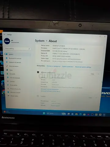 Lenovo i7 10th generation