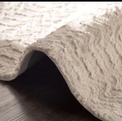 extra large Size 300*400 Soft Plush White Textured Area Rug