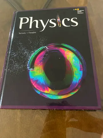 Physics Textbook (Serway  Jewett style cover) - Hardcover