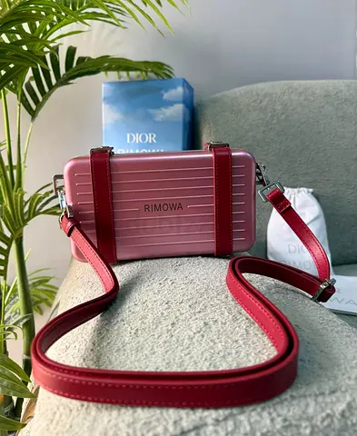 Dior × Rimowa pink Aluminium