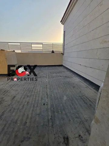 2 bedroom with roof in Al Rawda Ajman spacious 3 bathrooms gym pool garden AED 50000 yearly 4 payments