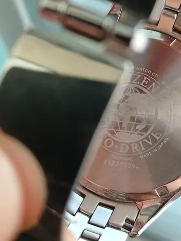 Citizen Eco-Drive stainless steel mens watch (pre-owned)