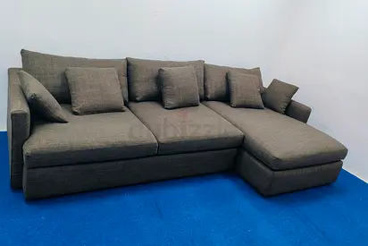 Crate and barrel Deep Lshape sofa for sale