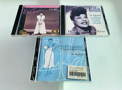 3 Ella Fitzgerald Music CD’s