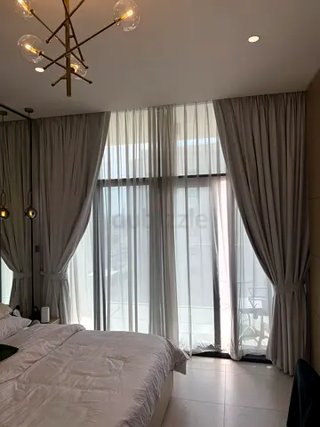 325h 400w sheer and blackout curtains set