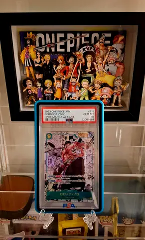 PSA 10 Graded One Piece Card Zoro Manga Alt Art TCG