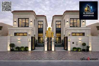 Excellent villa in Al Muwaihat, close to all services, large area, freehold ownership for all natio