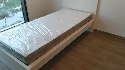 Ikea white single bed including Ikeam matress in comfortable condition