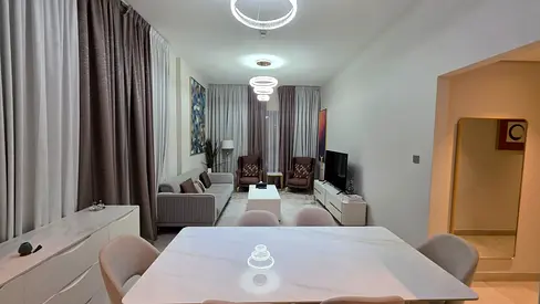 Luxury 2BR + Maid | Fully Furnished | Spacious Layout | Eleganz 5 JVC