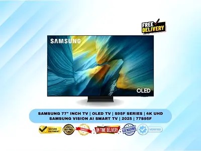 Samsung 77 Inch TV | OLED TV | S95F Series | 4K UHD Samsung Vision AI Smart TV | 2025 | 77S95F