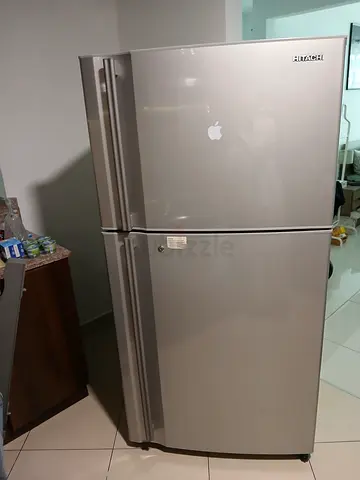 Hitachi two door fridge freezer inverter technology 80cm width 180cm highet