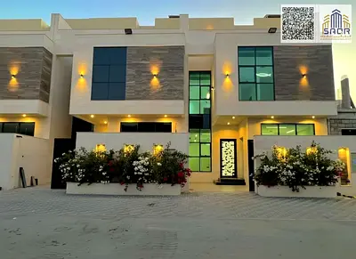 Elegant Modern Villa Featuring 5 Bedrooms Luxury Majlis and Spacious Living Hall Offering Comfort Privacy and Distinguished Living