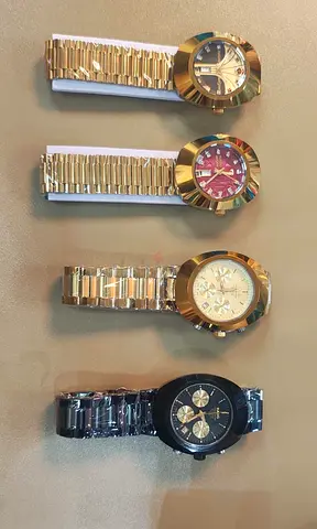 Set of  Fashion Wrist Watches – Gold  Black Styles