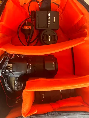 Canon 80D DSLR Kit with 18-135mm and 75-300mm Lenses + 55mm lense Charger (Good Condition)