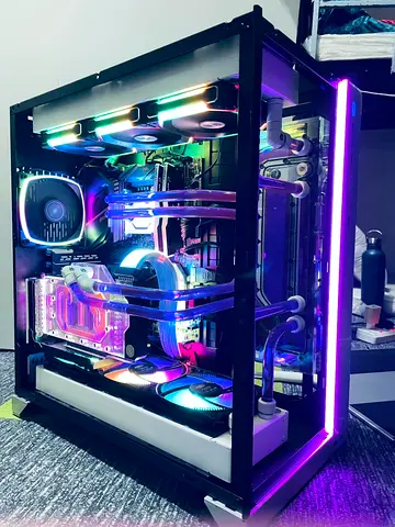 Gaming PC Custom RGB Watercooled Gaming PC - High-End Components,