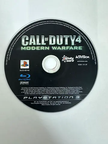 Call of duty 4 Modern Warfare PS3