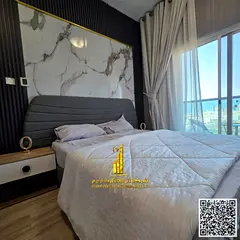 Fully furnished one-bedroom apartment ( 2 bathrooms ) with a hall, with balcony, including all servi