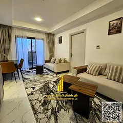 ✨ Furnished one-bedroom apartment for monthly rent in Ajman Corniche near Ship Roundabout ✔️ I