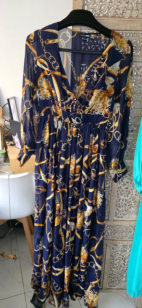 Fashion Nova Brand Long Dress, Size M | dubizzle Dubai