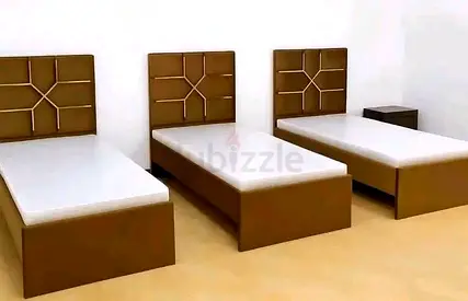Brand New  Single Beds with Headboard and Mattress