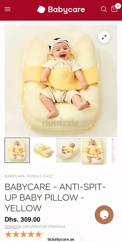 BABYCARE - ANTI-SPIT-UP BABY PILLOW