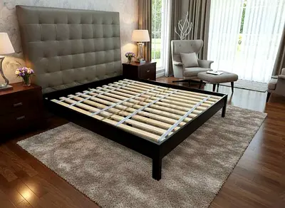 West elm queen bed