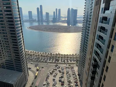 برج جديد | أول ساكن | غرفتين ماستر مع باركن مجاني بالخان