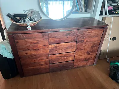 Heavy cabinet can be used as tv stand storage left 900aed
