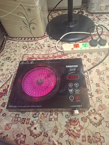 Geepas Portable Electric Hot Plate - Single Burner, Good Working Condition