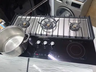 Brand New KitchenAid 5-Burner 3 Gas + 2 Induction Hob (Built-in) - 90cm