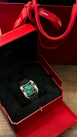 Cartier Santos Green Dial