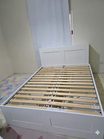IKEA bed with drawers, 160x200cm