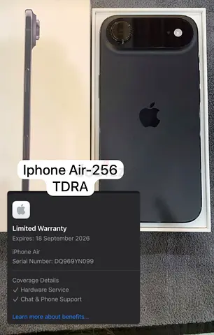 iPhone Air (256GB) with Limited Warranty - TDRA Cleared