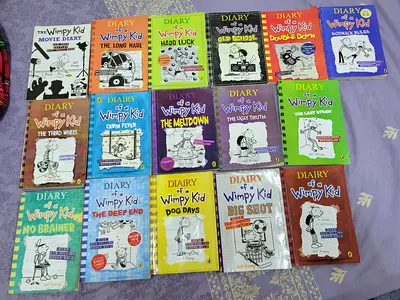 Diary of a Wimpy Kid book set - 16 paperback copies (collection)