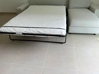 Ikea vimle L shape sofa bed with mattress
