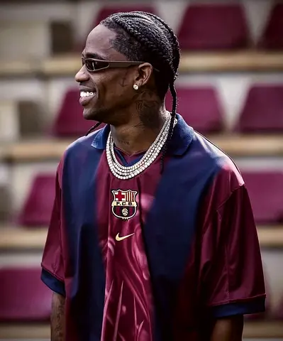 Barca X Travis Scott football shirt