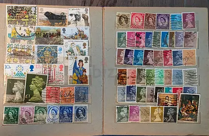 71 UK Stamps for AED 30