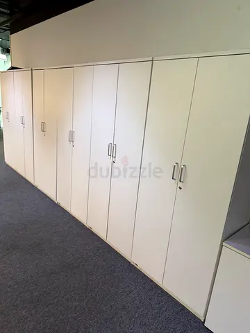 250+ pcs office chair, and table, meeting room office cabinet with multiple lockable doors for big