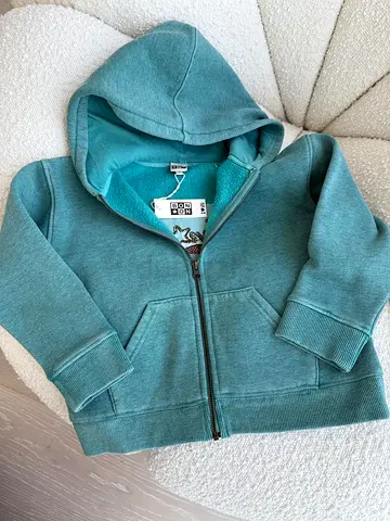 Bonton Green zip-up Kids hoodie with Tag
