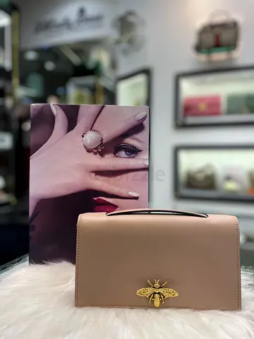 Christian Dior Bee Embellished Clutch Pochette (Authentic/PreOwned)